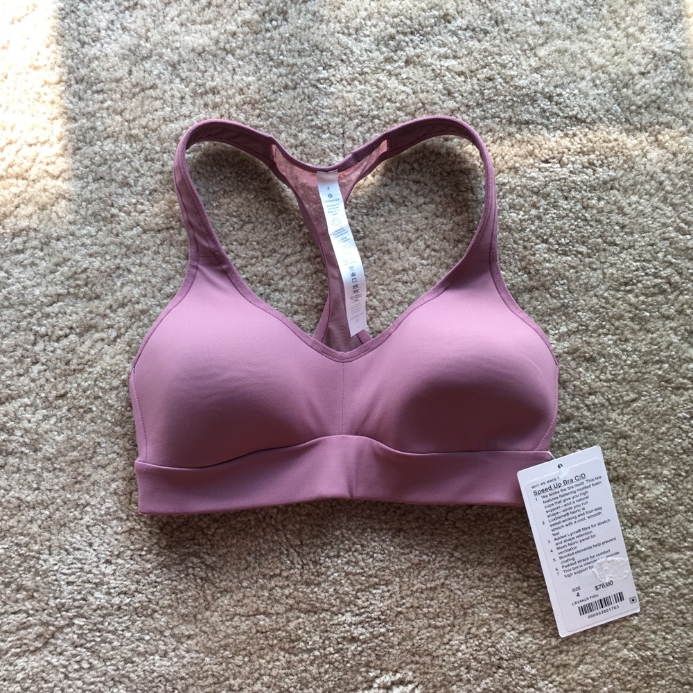 lululemon Speed Up Bra C/D NWT 4,8 FIGU